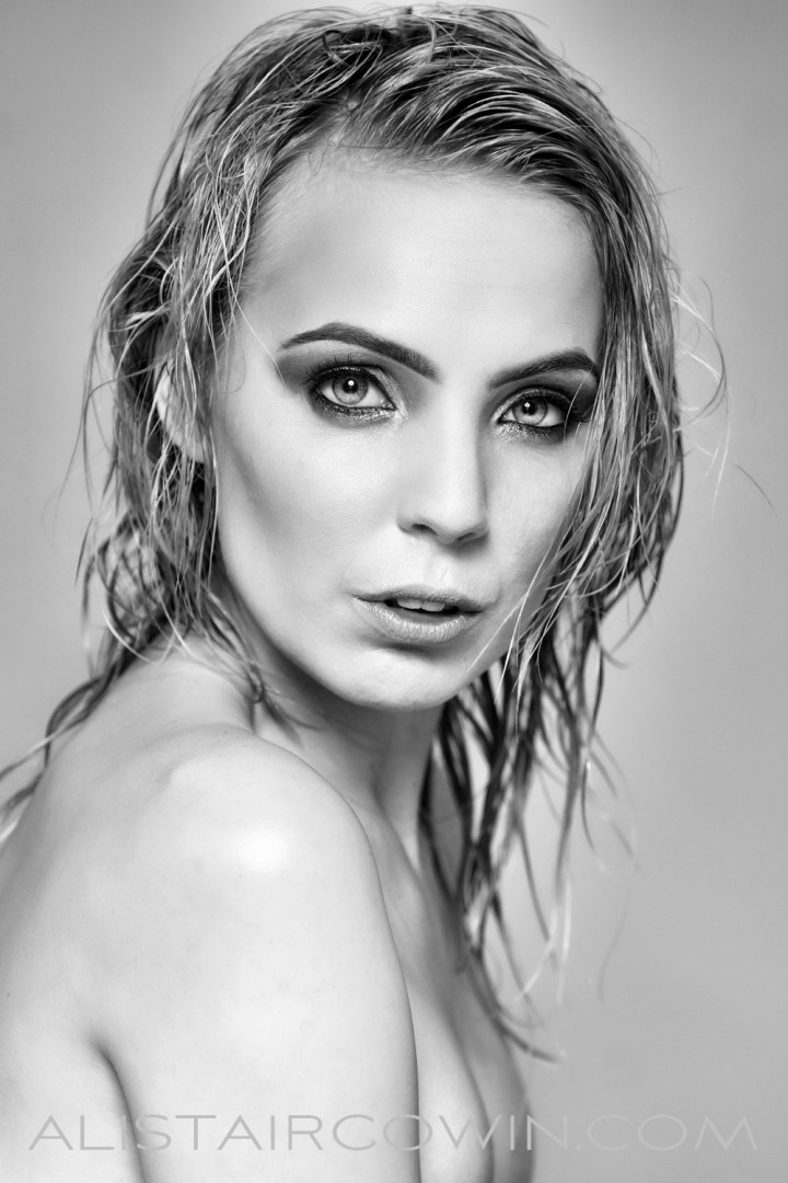Photographs taken in Studio for Alistair Cowin's 'Beauty Book - 2015' and model's Portfolio