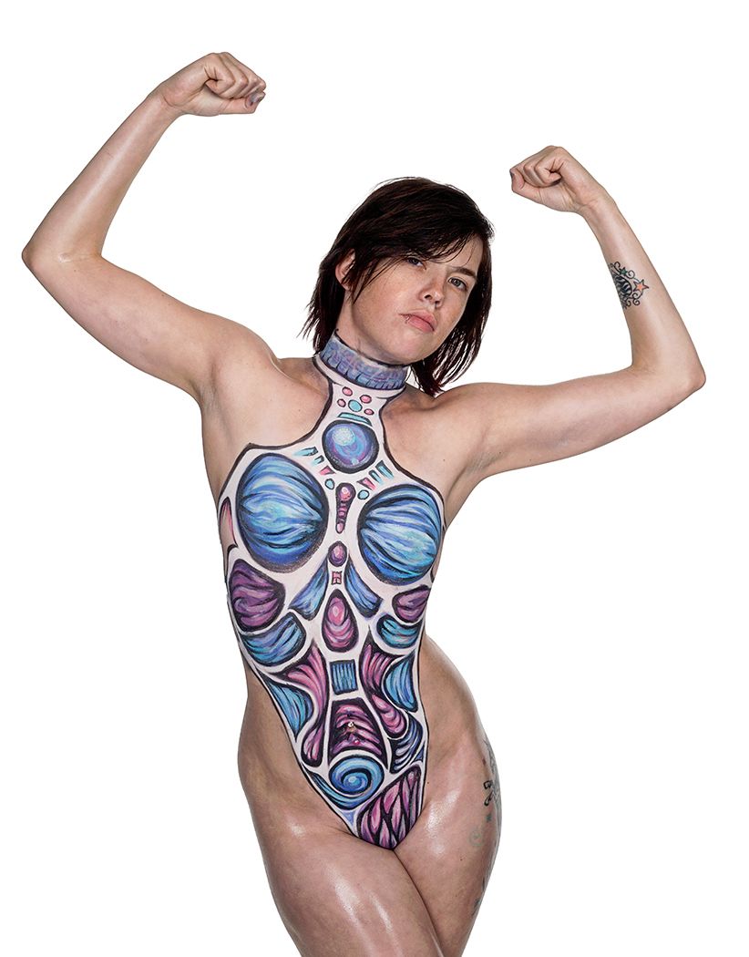 working on developing a swimsuit series with the bodypaint to create original one of a kind designs.