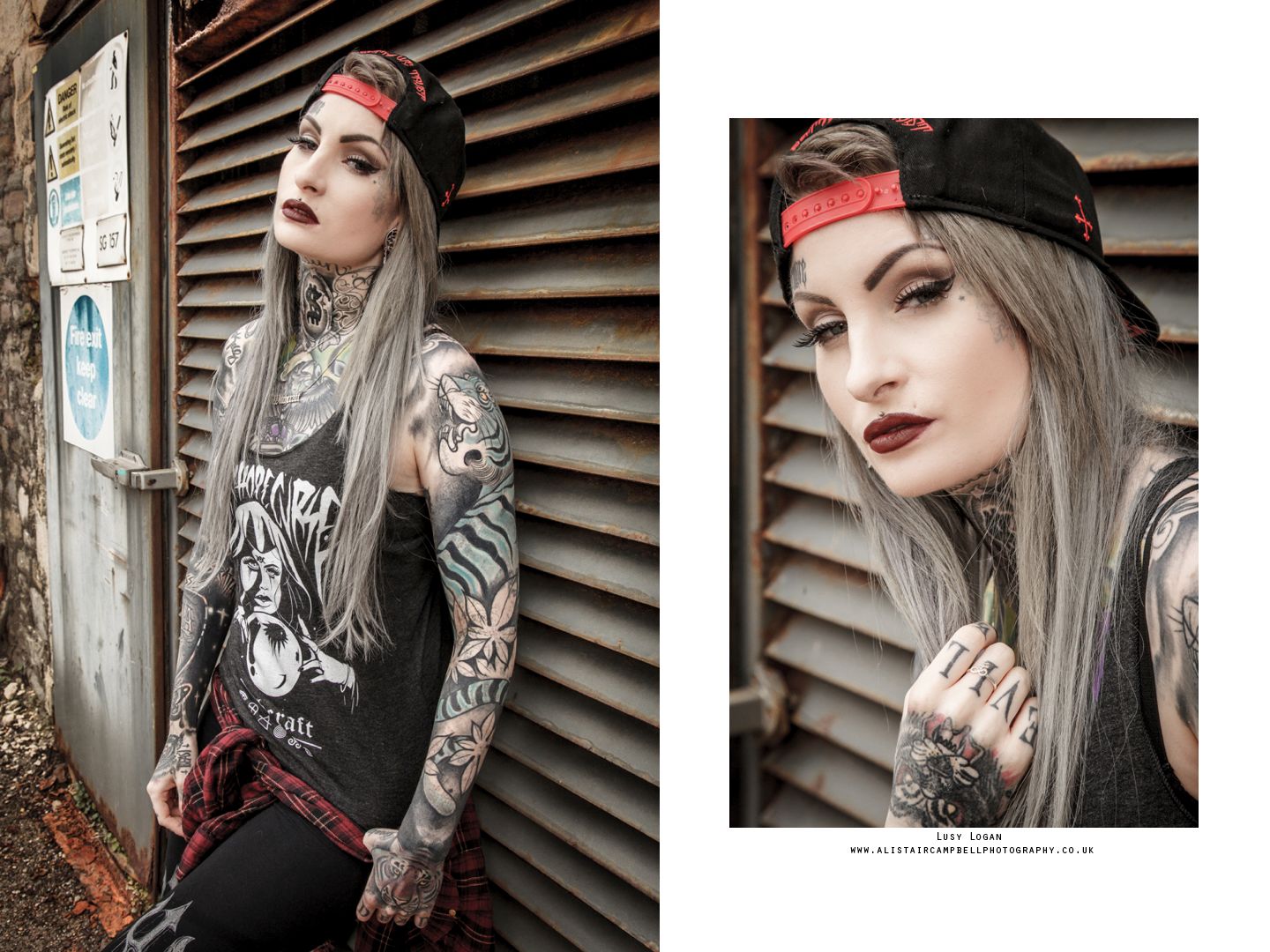 A couple of street styled portraits of Lusy.