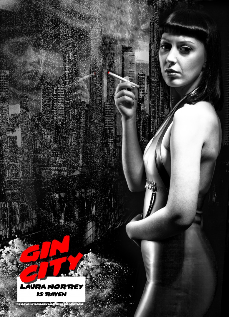 Sin City inspired shoot with Laura Norrey